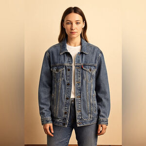 Levi’s Trucker Denim Jacket XL Classic Blue Unisex Fit Size XL